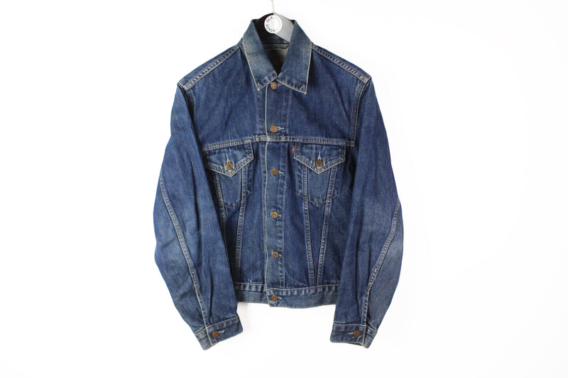 Vintage Levis Denim Jacket Medium blue 90's jean coat