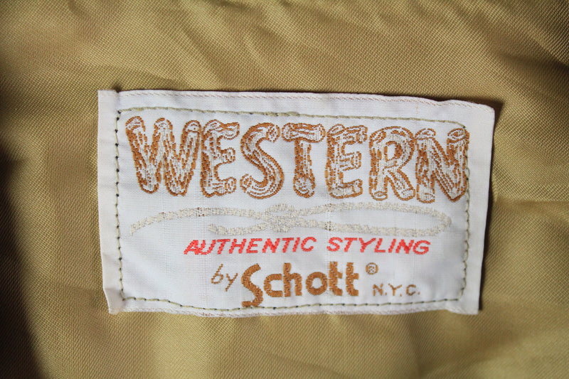 Vintage Western by Schott Suede Vest Small / Medium