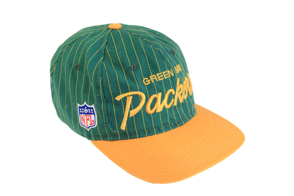 Vintage Green Bay Packers Cap NFL big logo Football 90's hat retro style baseball headgear