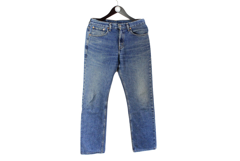 vintage LEVIS 581 JEANS authentic men's Blue Jean Pants Size W 30 L 32 trousers retro classic work wear 90s 80s denim old school USA style