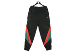 Vintage Puma Track Pants XLarge black 90s sport trousers