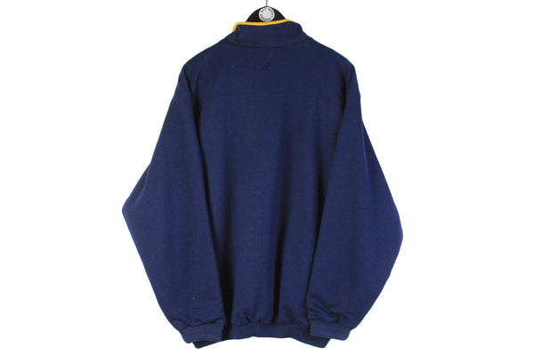 Vintage Audi TT Adidas Sweatshirt 1/4 Zip Large