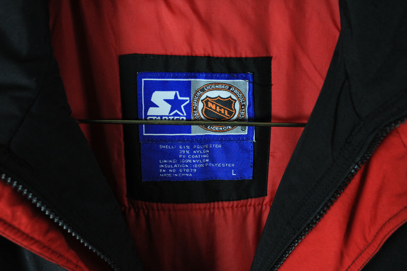 Vintage Chicago Blackhawks NHL Starter Jacket Large / XLarge