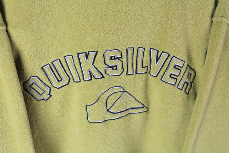 Vintage Quiksilver Fleece 1/4 Zip Large