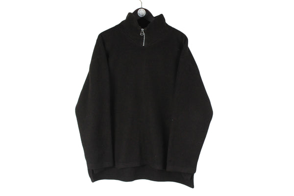 Vintage Chiemsee Fleece Large / XLarge size men's warm brown sweatshirt winter wear retro 90's style sport athletic authentic pullover rare 80's clothing big logo classic long sleeve street style outdoor