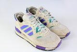 Vintage Adidas Sneakers  gray 90's sport style retro shoes