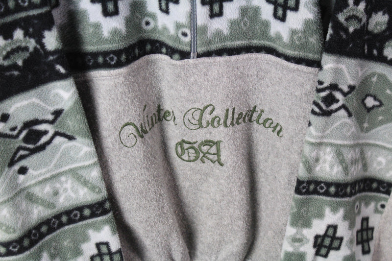 Vintage Fleece Half Zip Medium