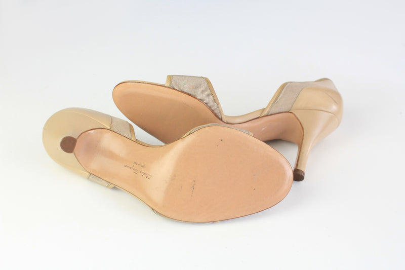 Vintage Salvatore Ferragamo Heels Shoes Women's US 9