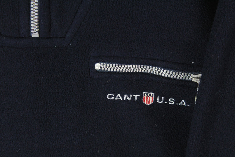 Vintage Gant Fleece 1/4 Zip Large
