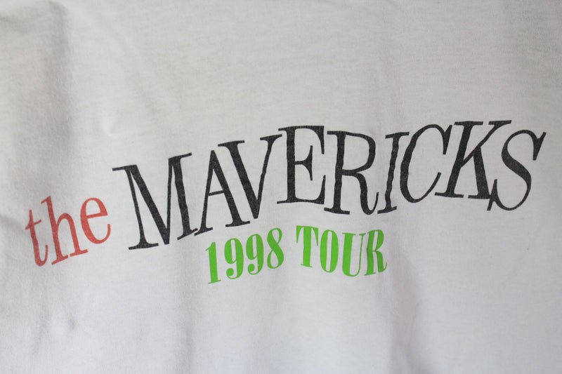 Vintage The Mavericks It's Now It's Live 1998 T-Shirt XLarge