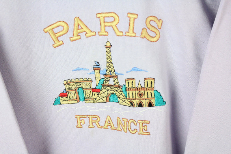 Vintage Paris France Sweatshirt Small