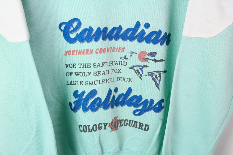 Vintage Canadian Holidays Tracksuit (Sweatshirt + Pants) Small