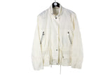 Moncler Jacket Women's XLarge white authentic luxury light wear windbreaker