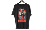 Vintage The Bushwhackers Wrestling Team T-Shirt Large black 90s cotton tee retro style USA shirt