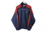 Vintage Adidas Track Jacket Large red blue big logo 90s sport style windbreaker