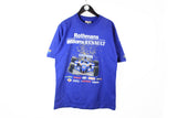 Vintage Rothmans Williams Renault F1 T-Shirt Large blue 90's Formula 1 cotton tee