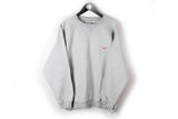 Vintage Adidas Sweatshirt Medium gray small logo Colors of Sport
