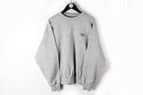 Vintage Umbro Sweatshirt Medium gray classic sport 90s UK style jumper