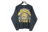 Vintage University Missouri Tigers Sweatshirt Small navy blue crewneck 90s retro college sport Football nfl jumper USA wear