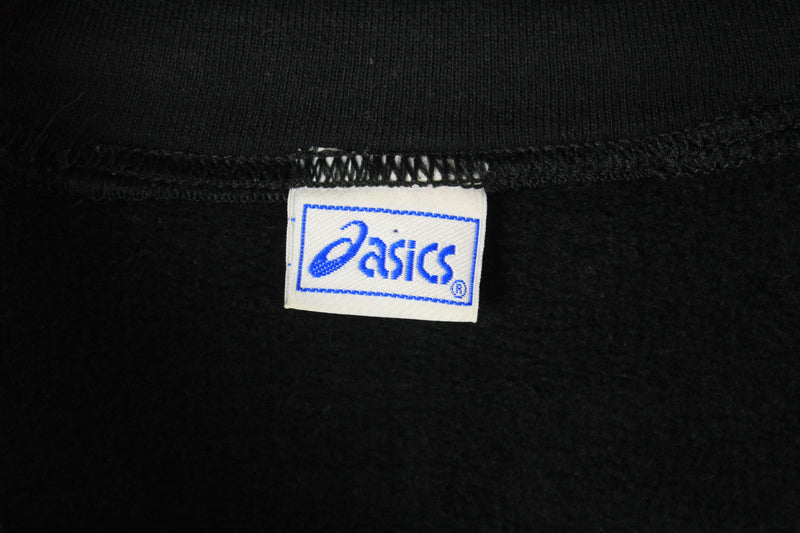 Vintage Asics Sweatshirt 1/4 Zip Large