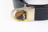 Vintage Yves Saint Laurent Double Sided Leather Belt