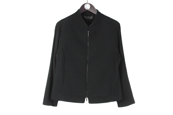 Annette Gortz Blazer Women's 36 black full zip luxury made in Germany authentic jacket