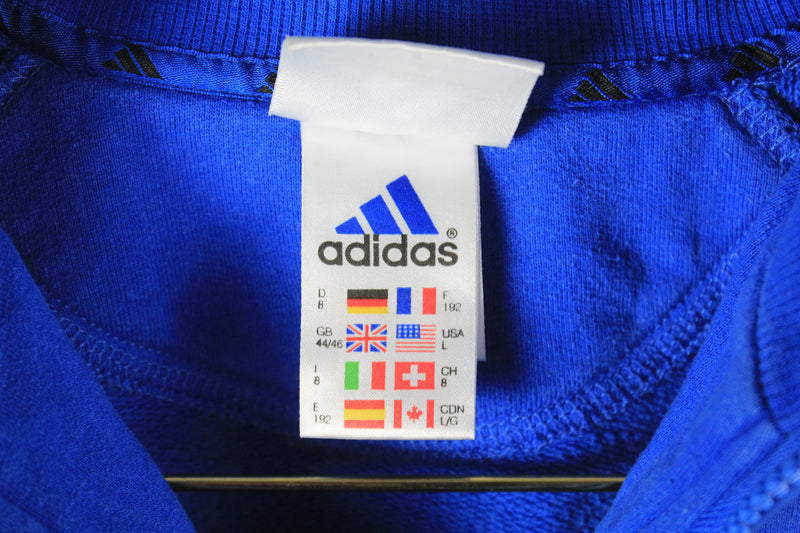 Vintage Adidas Sweatshirt 1/4 Zip Large