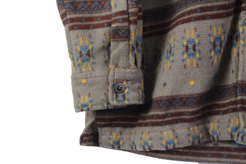 Vintage Atlas for Men Fleece Shirt Large