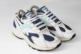 Vintage Reebok Sneakers Women's US 6.5 classic white blue 90s retro style sport streetwear trainers