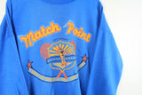 Vintage Match Point Tennis Sweatshirt Medium