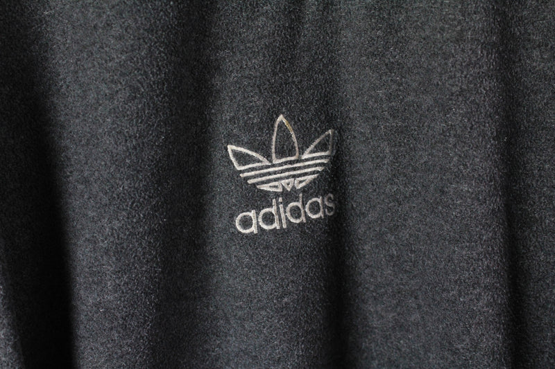 Vintage Adidas Fleece Half Zip Large