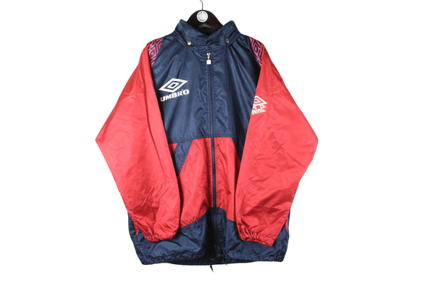 Vintage Umbro Jacket XLarge big logo 90s retro sport style windbreaker