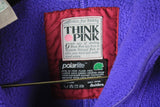 Vintage Think Pink Polarlite Fleece 1/4 Zip Small