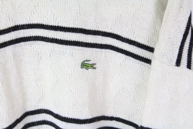 Vintage Lacoste Chemise Sweater Large / XLarge