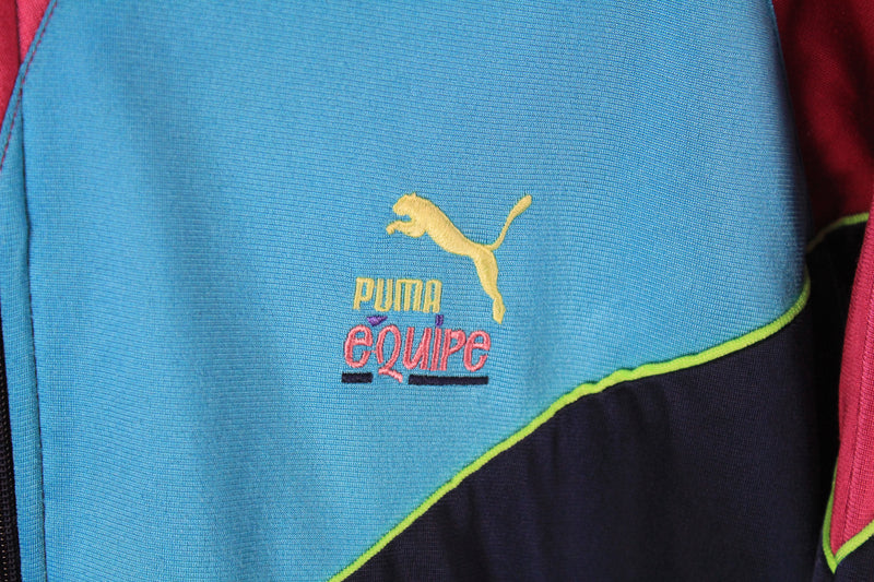Vintage Puma Equipe Track Jacket Medium