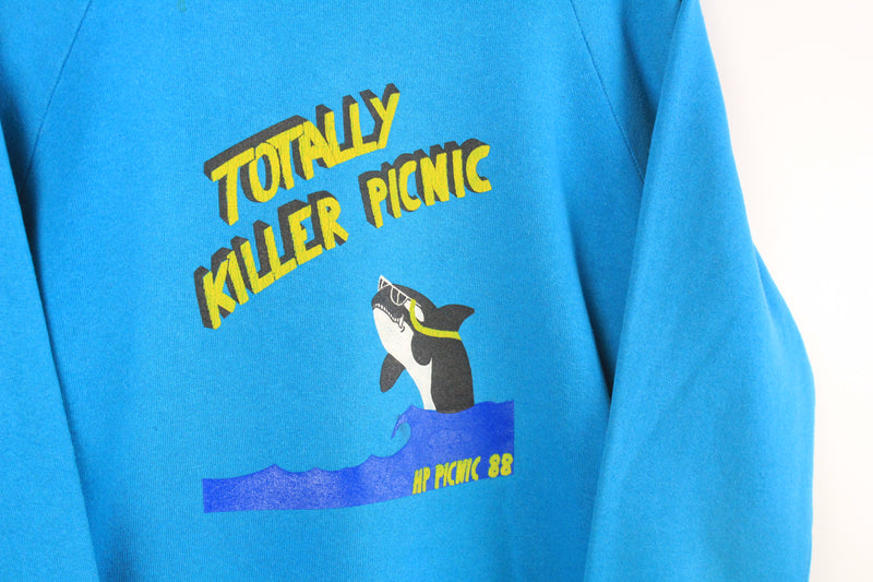 Vintage Totally Killer Picnic 1988 Sweatshirt Small