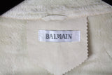 Vintage Balmain Sheepskin Style Jacket Women's 36