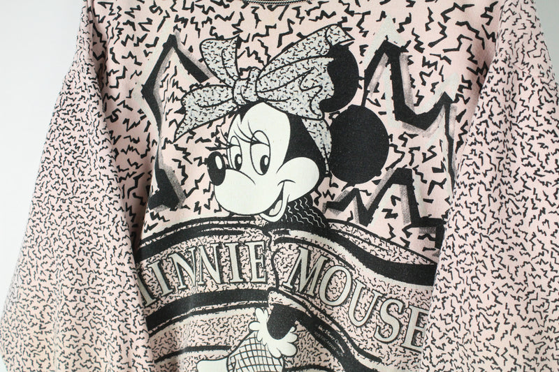 Vintage Minnie Mouse Sweatshirt Women's XLarge