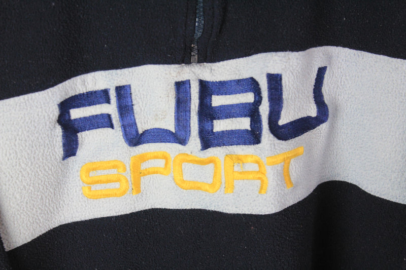 Vintage Fubu Fleece 1/4 Zip XLarge