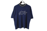 Vintage Fubu T-Shirt Medium size men's big logo navy blue tee hip hop style USA clothing retro authentic top