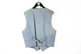 Vintage Johnny Hallyday Western Passion Vest XLarge