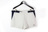 Vintage Adidas Shorts XXLarge white tennis 90's 80's style athletic shorts made in Italy