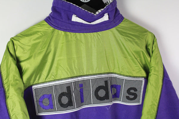 Vintage Adidas Sweatshirt 1/4 Zip Large