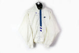 Vintage Nike Supreme Court Track Jacket Medium white 90s tennis sport windbreaker retro style rare jacket