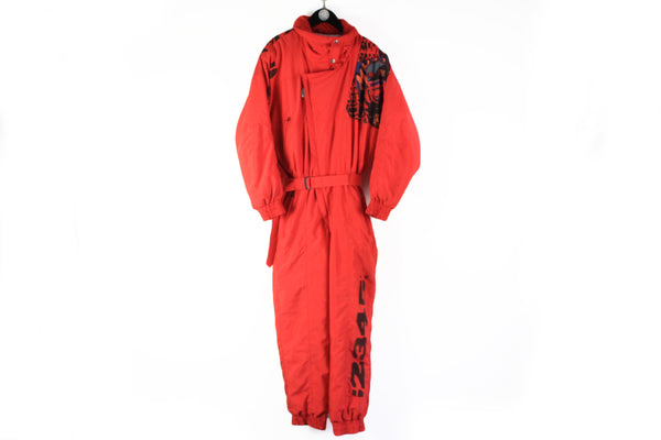 Vintage Ski Suit Large red non brand 90's style jumpsuit