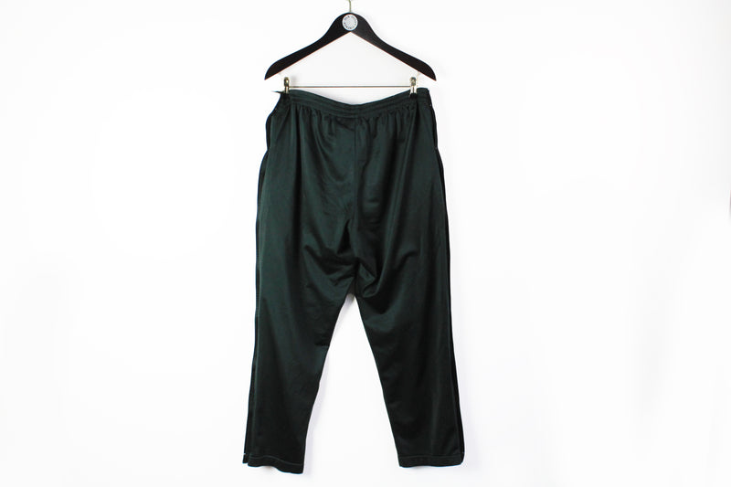Vintage Nike Black Low-waist Flared Softshell Yoga Pants Track Pants 