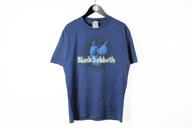Vintage Black Sabbath 2003 Tour T-Shirt Large blue 00s retro basic big logo rock t-shirt made in USA