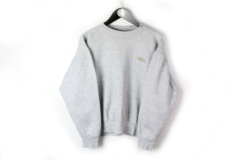 Vintage Umbro Sweatshirt Small gray small logo 90s crewneck jumper sport style UK