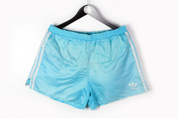 Vintage Adidas Shorts Large blue 90s sport style retro shorts