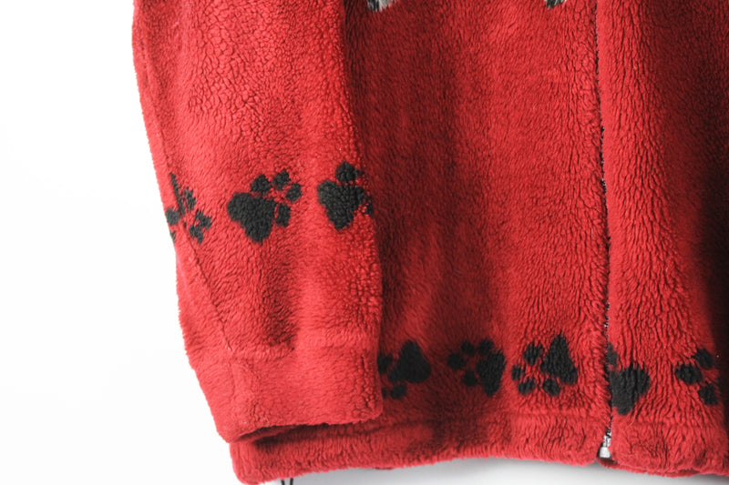 Vintage Radish Fleece Full Zip Medium